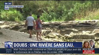 Dans le Doubs la rivière est à sec [upl. by Eissak]