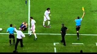 Mourinho kicks Cesc Fabregas Super Cup 2011 [upl. by Rehpotisrhc574]