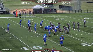 RebelBowl King Middle School vs Garrard Middle [upl. by Anipsed445]