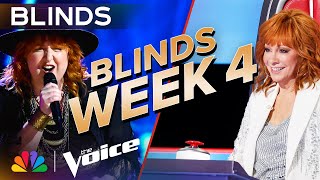 Stunning Blind Auditions from Week 4  The Voice  NBC [upl. by Lajet]