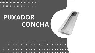 Puxador Tipo Concha Porta de Correr Madeira MDF  Store Puxadores [upl. by Allicserp]