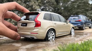 Mini Volvo XC90 118 Scale SUV  Offroading Safest Volvo SUV  Diecast Model Car Unboxing [upl. by Rhianna]