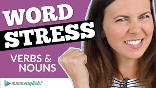 Word Stress in English  How to Pronounce ✅ [upl. by Gonagle]