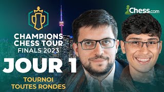 MVL et Alireza en phase finale du Champions Chess Tour  Jour 1  Toutes Rondes [upl. by Notsud]