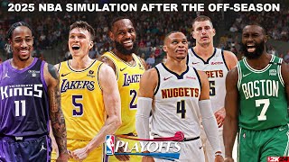 The Official 20242025 NBA Season Simulation on 2K Live Games [upl. by Revlys]