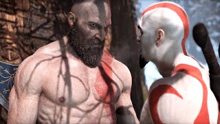 Old Kratos vs Young Kratos Mod Kratos Defeats His Past God of War Valhalla Boss [upl. by Urba]