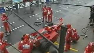 Michael Schumacher Wins 1998 British Grand Prix While In Pits [upl. by Aneram]