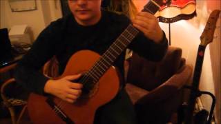 Schlaf Kindlein schlaf Lullaby Classical Guitar Arrangement [upl. by Rolat]