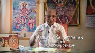 KUMUDAM JOTHIDAM EDITOR Sri A M Rajagopalans appeal  THE HINDU MADHAVAN [upl. by Brandice79]