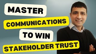 Master Communications To Win Stakeholder Trust PMP® Secrets Inside [upl. by Oirogerg]