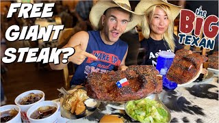 WORLD FAMOUS 72OZ BIG TEXAN STEAK CHALLENGE  Legendary Food Challenge  Man Vs Food Texas [upl. by Eiral]