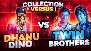 Dhanu Dino Vs Allied TwinsSame Id Twins Funny Collection Versus In Free Fire In Telugu [upl. by Yasmar]