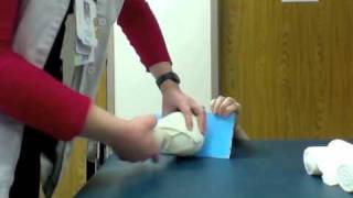 Compression bandaging and scrotal sling for scrotal edema [upl. by Beore]