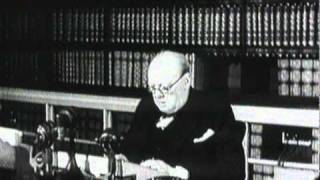 Winston Churchill announcing Germanys unconditional surrender [upl. by Arand]