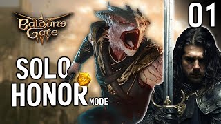 My first ever Baldurs Gate 3 solo honor mode attempt Pt 1 [upl. by Goth]