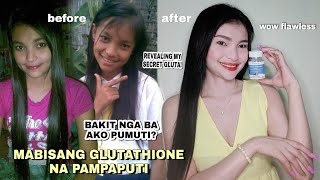 MABISANG GLUTATHIONE NA PAMPAPUTI  REVEALING MY SECRET GLUTA  Safe amp Effective [upl. by Anitsirk]