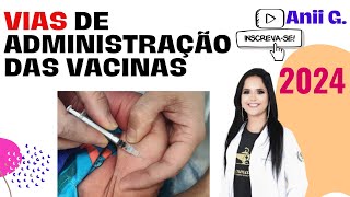 ADMINISTRAÇÃO DE VACINAS  RESUMÃO 2024  Vídeo Aula Anii G [upl. by Nahta465]