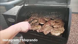 Pork Chops on a Louisiana Pellet Grill [upl. by Skill120]