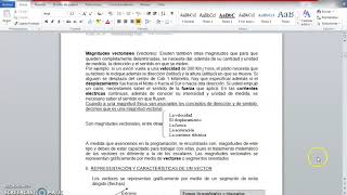 1 MAGNITUDES ESCALARES Y VECTORIALES [upl. by Eglantine]