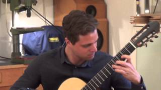 Federico MorenoTorroba Madroños double top classical guitar from Carsten Kobs [upl. by Kutzer]