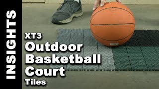 Outdoor Basketball Court Tiles  Outdoor Court Tile XT3 [upl. by Enert]