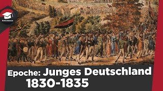 Junges Deutschland einfach erklärt Literaturepoche 18301835 Themen Sprache Vertreter erklärt [upl. by Laoj]