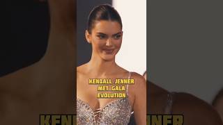 Kendall Jenner Met Gala evolution 20152024  fashiontrends models kendelljenner [upl. by Afatsuom]