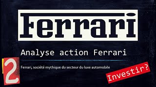 📈 Laction Ferrari analyse financière [upl. by Nylhtiak]