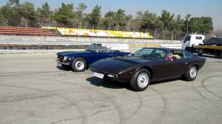 maserati khamsin vs triumph tr6 iran tehran [upl. by Jehu]