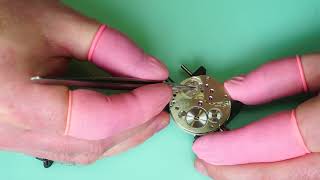 How To  Service a Mechanical Watch  Part 4 Assembly Continued  ETA 6498 [upl. by Eirrej]