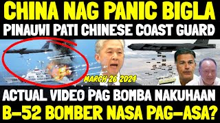 CHINA IYAK NAG PANIC PINAUWI LAHAT CHINA COAST GUARD NATARANTA ANG CHINA SA ACTUAL VIDEO PAMBOBOMBA [upl. by Twitt]