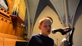 Christopher Duffley Sings The Ave Maria [upl. by Drais741]