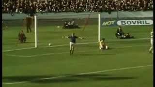 Colin Stein scores for Rangers v Celtic but Referee chops it off [upl. by Ahsekam]