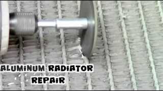 Low Temperature Aluminum Radiator Repair with Super Alloy 1 Aluminum Solder and Flux Kit [upl. by Anegue480]