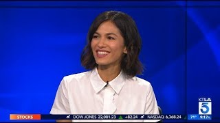 Elodie Yung on Kicking Butt with Samuel L Jackson and Ryan Reynolds [upl. by Panta]