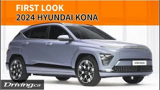 2024 Hyundai Kona  First Look  Drivingca [upl. by Howey]