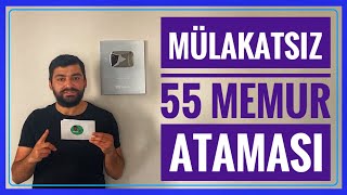 KPSS 55  60 PUANLA MÃœLAKATSIZ 55 MEMUR ALIMI UÅAK ÃœNÄ°VERSÄ°TESÄ° PERSONEL ALIMI [upl. by Aivle]