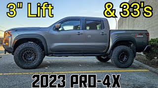 NEW WHEEL AND TIRE SETUP FOR MY LIFTED 2023 NISSAN FRONTIER PRO4X [upl. by Houston]