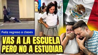 CUANDO vas a la ESCUELA en MÉXICO pero NO a ESTUDIAR 🇲🇽😂 los mexicanos son puro desmadre [upl. by Mallon]