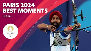 Best Moments  India 🇮🇳  Paris 2024 Paralympic Games ❤️💙💚 [upl. by Yesnek]