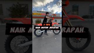 Tips Menaiki Motor Trail Setinggi Jerapah untuk Pemula Teknik dan Persiapan shorts [upl. by Anyek165]