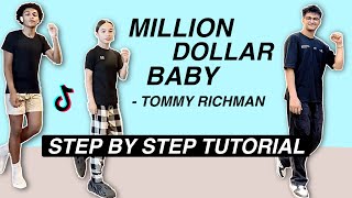 MILLION DOLLAR BABY  Tommy Richman EASY DANCE TUTORIAL Beginner Friendly [upl. by Brest843]