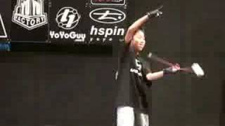 【ヨーヨー】world yoyo contest 2008 final 5a 01 takeshi matsuura [upl. by Ahsiele]