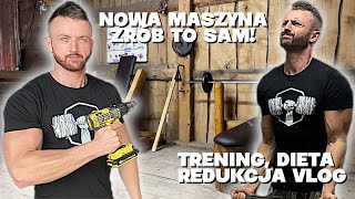 MOJA PIERWSZA SIŁOWNIA NA STRYCHU PRZEPIS NA POSIŁEK NA REDUKCJI TRENING SKĄD JESTEM VLOG [upl. by Cinomod797]