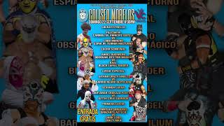 Cartelera del Domingo 22 de septiembre en el CMLLI Coliseo Morelos Lucha Libre Independiente [upl. by Sauder]