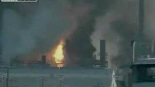 Texas Oil Refinery Explodes [upl. by Haliek52]