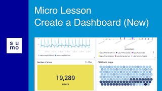 Micro Lesson Create a Dashboard [upl. by Aerdnac]