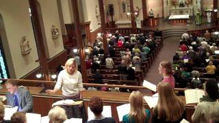 Come Holy Ghost  LAMBILLOTTE with Fanfare [upl. by Laehplar]