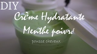 Crème capillaire à la Menthe Poivré  10cm en 6mois  100 pousse [upl. by Rolecnahc782]