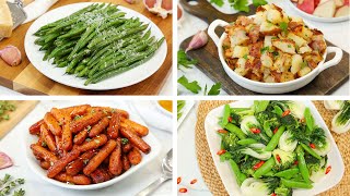 4 Healthy Side Dishes  Easy  Delicious Weeknight Dinner Recipes [upl. by Kaitlyn]